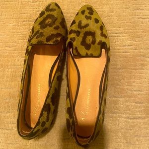 Anthropologie Cheetah print flats